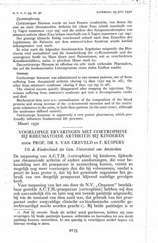 Eerste pagina van het artikel zoals het is gepubliceerd in het tijdschrift