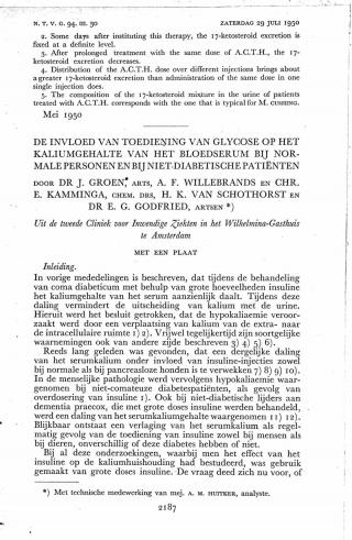 Eerste pagina van het artikel zoals het is gepubliceerd in het tijdschrift