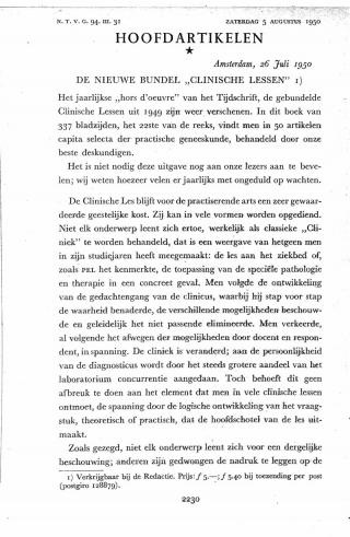 Eerste pagina van het artikel zoals het is gepubliceerd in het tijdschrift