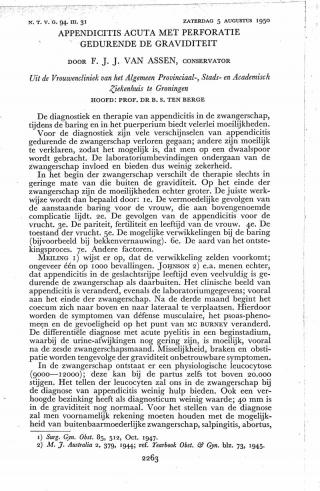 Eerste pagina van het artikel zoals het is gepubliceerd in het tijdschrift