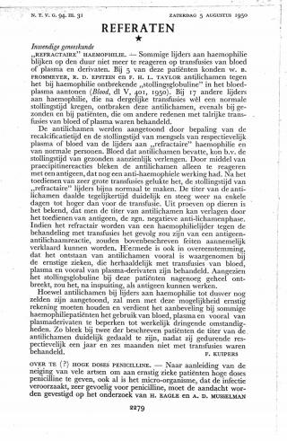 Eerste pagina van het artikel zoals het is gepubliceerd in het tijdschrift