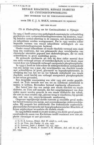 Eerste pagina van het artikel zoals het is gepubliceerd in het tijdschrift