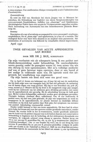 Eerste pagina van het artikel zoals het is gepubliceerd in het tijdschrift