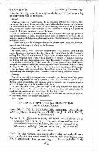 Eerste pagina van het artikel zoals het is gepubliceerd in het tijdschrift