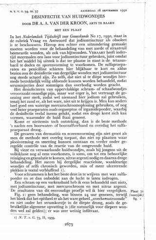 Eerste pagina van het artikel zoals het is gepubliceerd in het tijdschrift