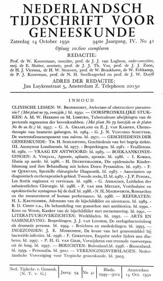 Eerste pagina van het artikel zoals het is gepubliceerd in het tijdschrift