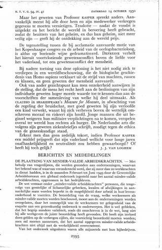 Eerste pagina van het artikel zoals het is gepubliceerd in het tijdschrift