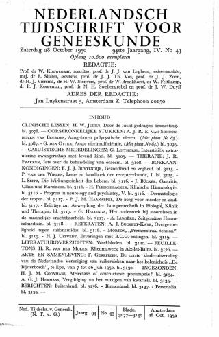 Eerste pagina van het artikel zoals het is gepubliceerd in het tijdschrift