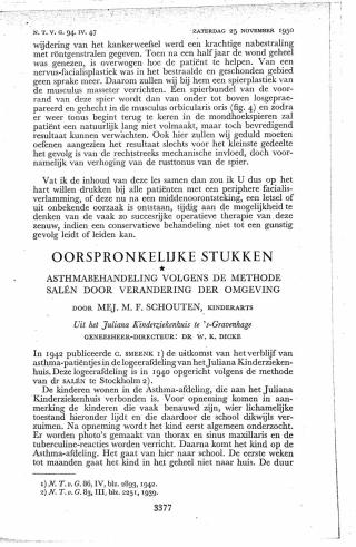 Eerste pagina van het artikel zoals het is gepubliceerd in het tijdschrift