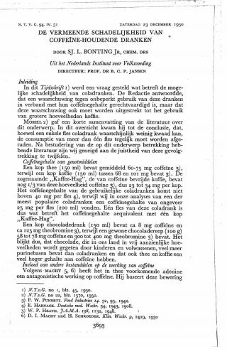 Eerste pagina van het artikel zoals het is gepubliceerd in het tijdschrift