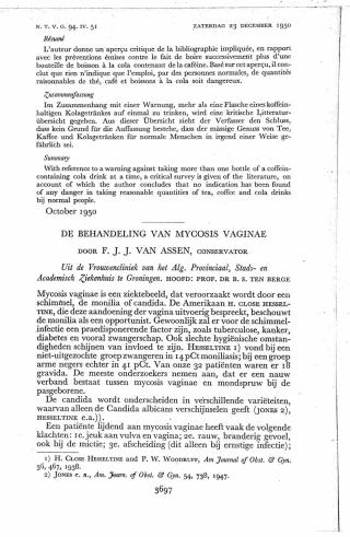 Eerste pagina van het artikel zoals het is gepubliceerd in het tijdschrift