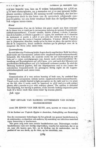 Eerste pagina van het artikel zoals het is gepubliceerd in het tijdschrift