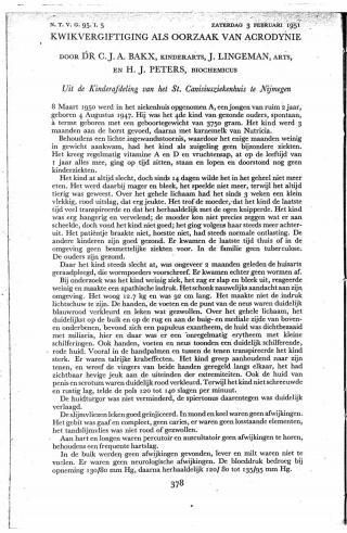 Eerste pagina van het artikel zoals het is gepubliceerd in het tijdschrift