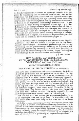 Eerste pagina van het artikel zoals het is gepubliceerd in het tijdschrift