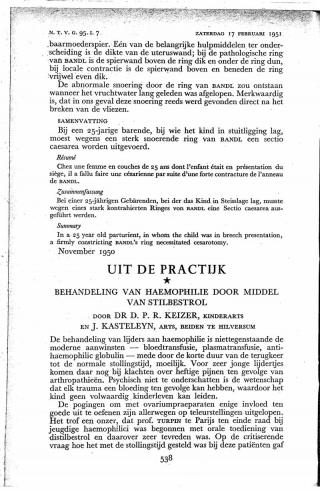 Eerste pagina van het artikel zoals het is gepubliceerd in het tijdschrift