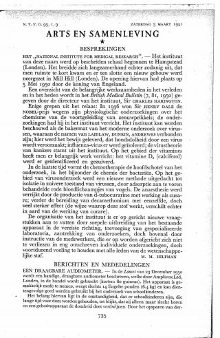 Eerste pagina van het artikel zoals het is gepubliceerd in het tijdschrift