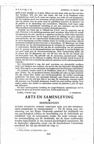 Eerste pagina van het artikel zoals het is gepubliceerd in het tijdschrift