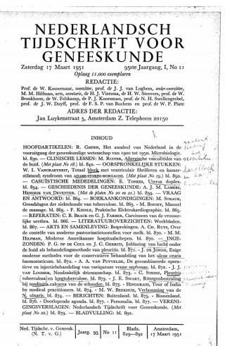 Eerste pagina van het artikel zoals het is gepubliceerd in het tijdschrift