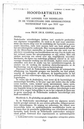 Eerste pagina van het artikel zoals het is gepubliceerd in het tijdschrift