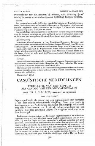 Eerste pagina van het artikel zoals het is gepubliceerd in het tijdschrift