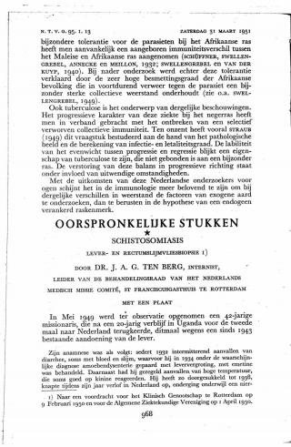 Eerste pagina van het artikel zoals het is gepubliceerd in het tijdschrift