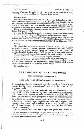 Eerste pagina van het artikel zoals het is gepubliceerd in het tijdschrift