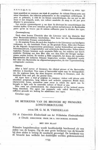 Eerste pagina van het artikel zoals het is gepubliceerd in het tijdschrift