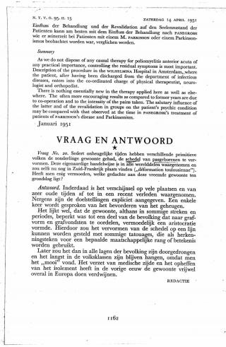 Eerste pagina van het artikel zoals het is gepubliceerd in het tijdschrift