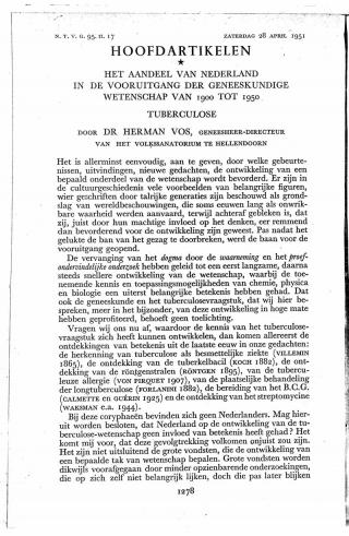 Eerste pagina van het artikel zoals het is gepubliceerd in het tijdschrift