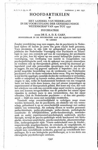 Eerste pagina van het artikel zoals het is gepubliceerd in het tijdschrift