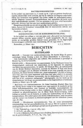 Eerste pagina van het artikel zoals het is gepubliceerd in het tijdschrift