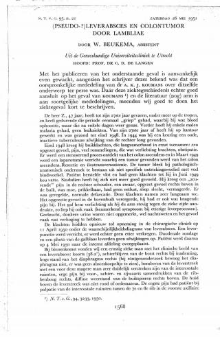 Eerste pagina van het artikel zoals het is gepubliceerd in het tijdschrift