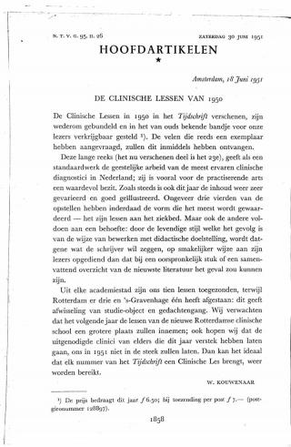 Eerste pagina van het artikel zoals het is gepubliceerd in het tijdschrift
