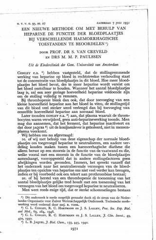 Eerste pagina van het artikel zoals het is gepubliceerd in het tijdschrift