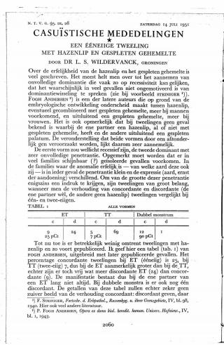 Eerste pagina van het artikel zoals het is gepubliceerd in het tijdschrift