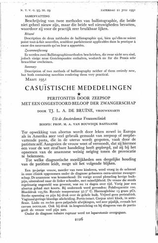 Eerste pagina van het artikel zoals het is gepubliceerd in het tijdschrift