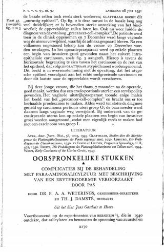 Eerste pagina van het artikel zoals het is gepubliceerd in het tijdschrift