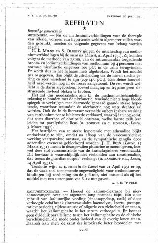 Eerste pagina van het artikel zoals het is gepubliceerd in het tijdschrift