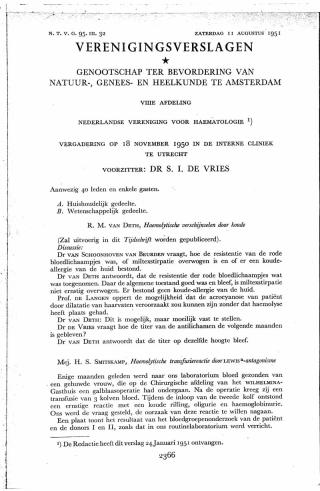 Eerste pagina van het artikel zoals het is gepubliceerd in het tijdschrift