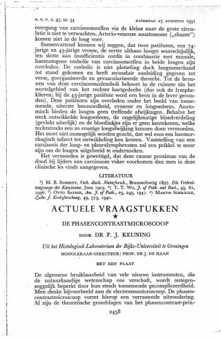 Eerste pagina van het artikel zoals het is gepubliceerd in het tijdschrift