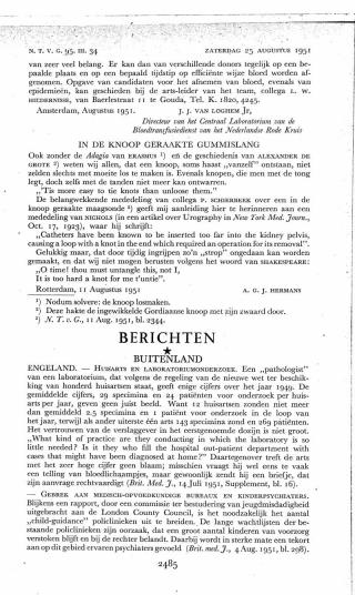 Eerste pagina van het artikel zoals het is gepubliceerd in het tijdschrift