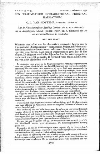 Eerste pagina van het artikel zoals het is gepubliceerd in het tijdschrift