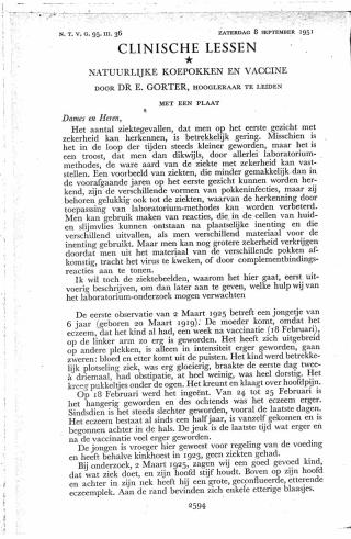 Eerste pagina van het artikel zoals het is gepubliceerd in het tijdschrift