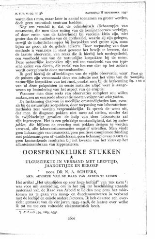 Eerste pagina van het artikel zoals het is gepubliceerd in het tijdschrift