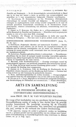 Eerste pagina van het artikel zoals het is gepubliceerd in het tijdschrift