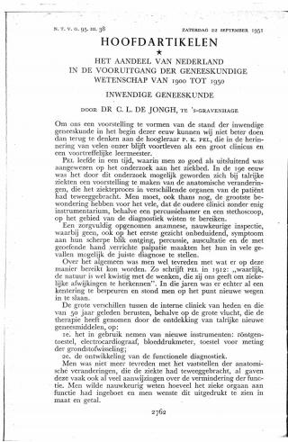 Eerste pagina van het artikel zoals het is gepubliceerd in het tijdschrift