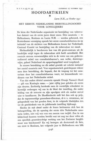 Eerste pagina van het artikel zoals het is gepubliceerd in het tijdschrift