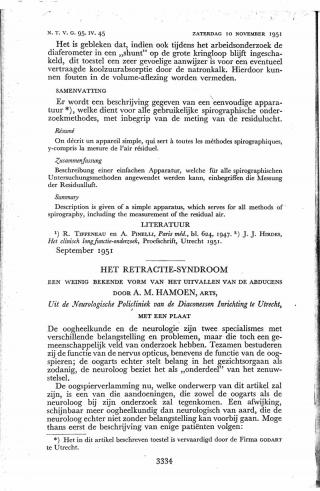 Eerste pagina van het artikel zoals het is gepubliceerd in het tijdschrift