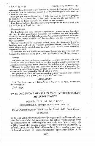 Eerste pagina van het artikel zoals het is gepubliceerd in het tijdschrift