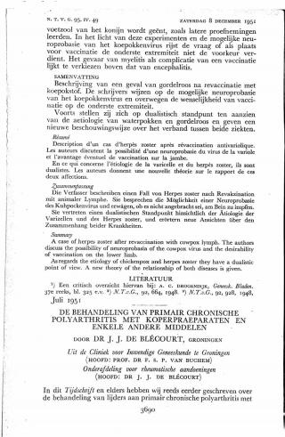 Eerste pagina van het artikel zoals het is gepubliceerd in het tijdschrift